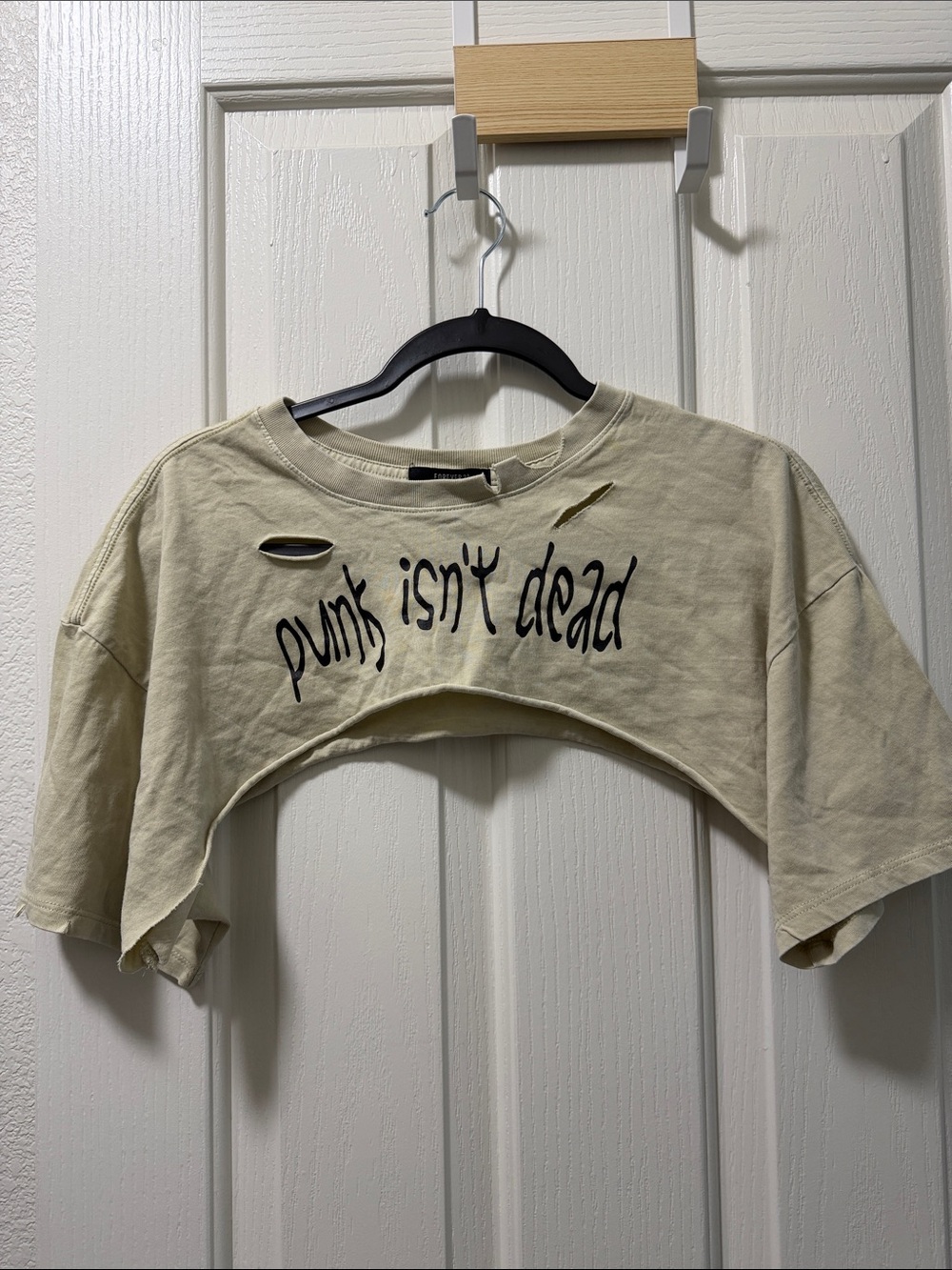 Punk Isn't Dead Cropped shrug